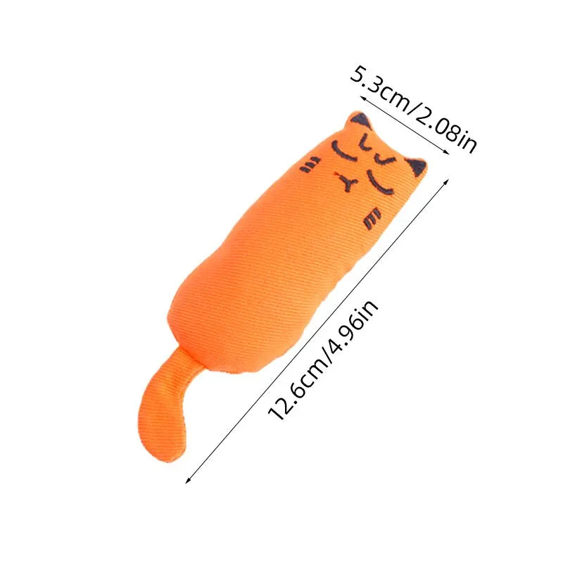 Catnip Plush Pillow Cat Chew Toy