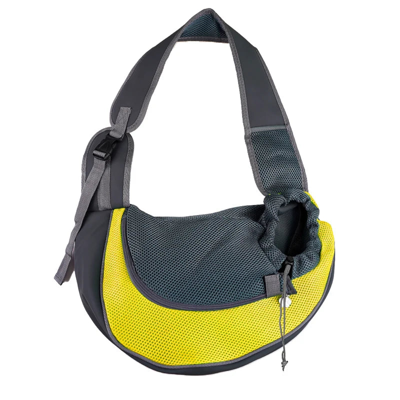 Mesh Crossbody Carrier Backpack for Cats & Dogs