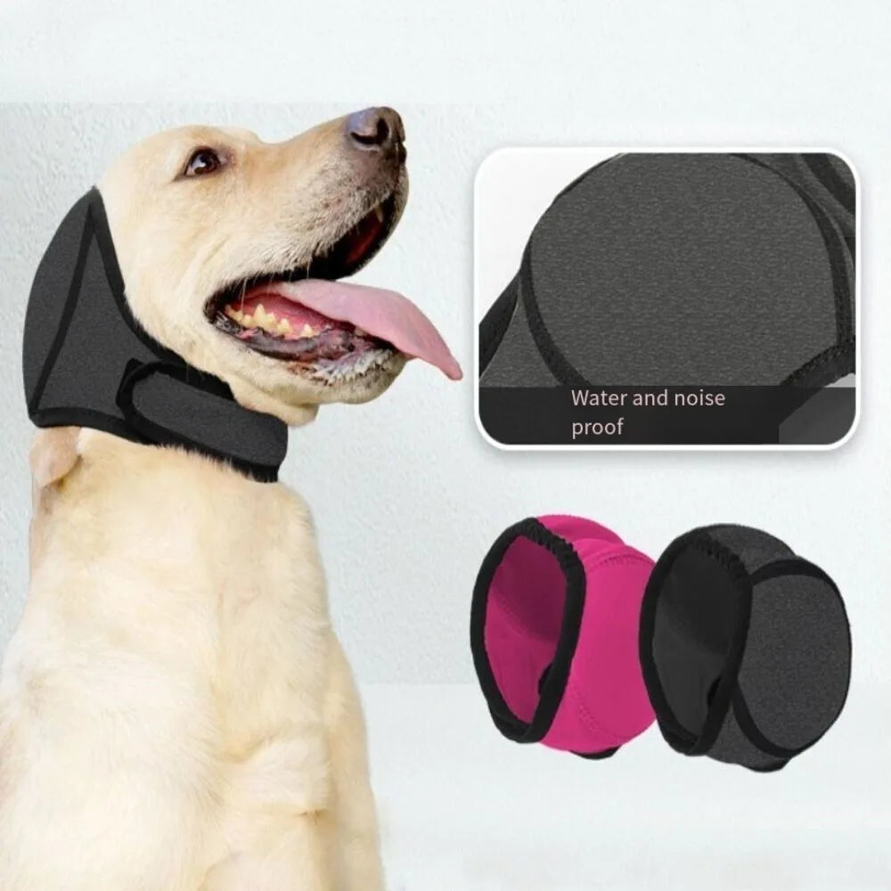 Dog Calming Earmuffs - Noise Reduction & Waterproof Headcover