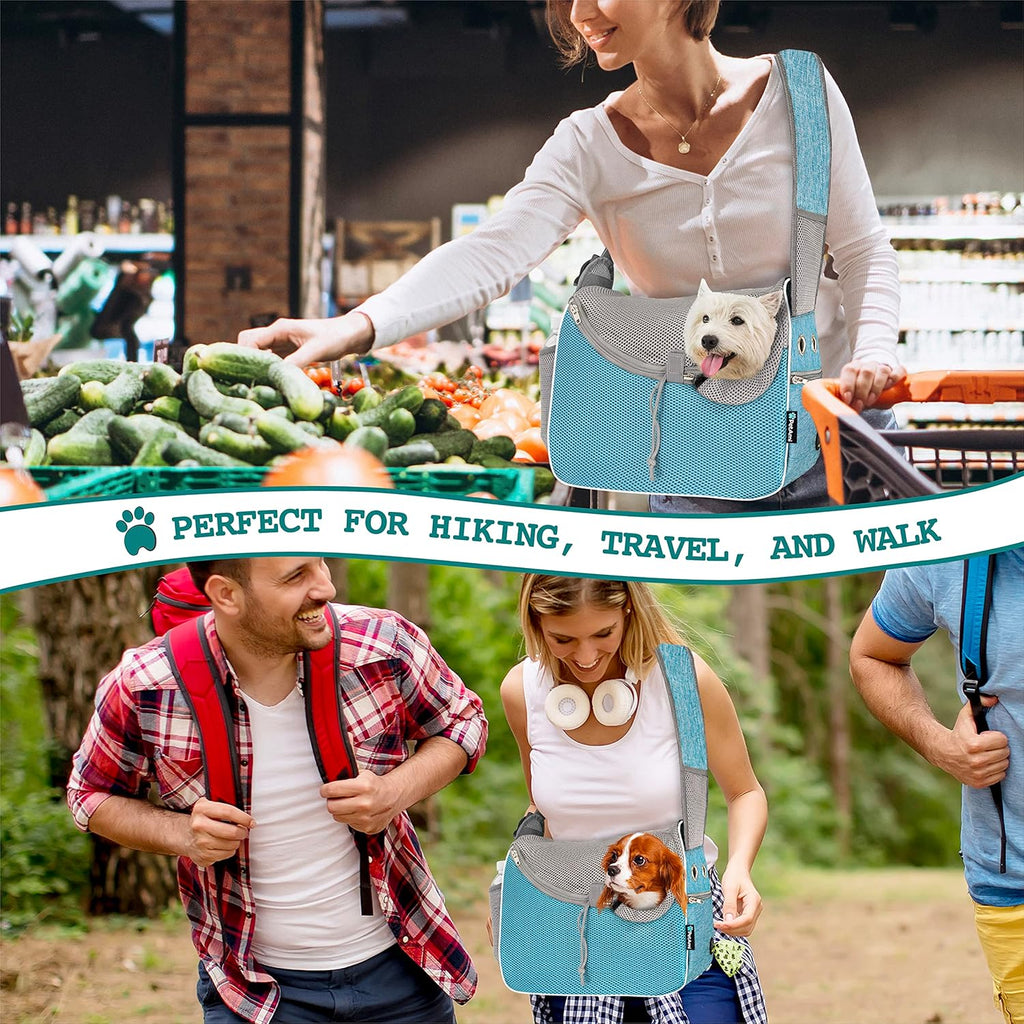 Hands-Free Sling Carrier for Small Dogs & Cats