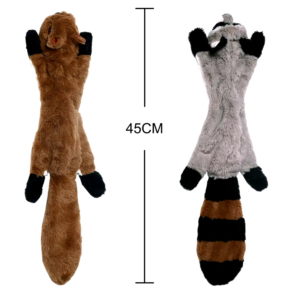 No-Stuffing Squeaky Plush Dog Toy