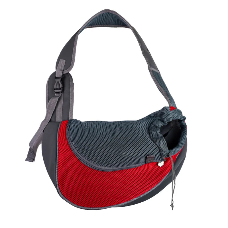 Mesh Crossbody Carrier Backpack for Cats & Dogs
