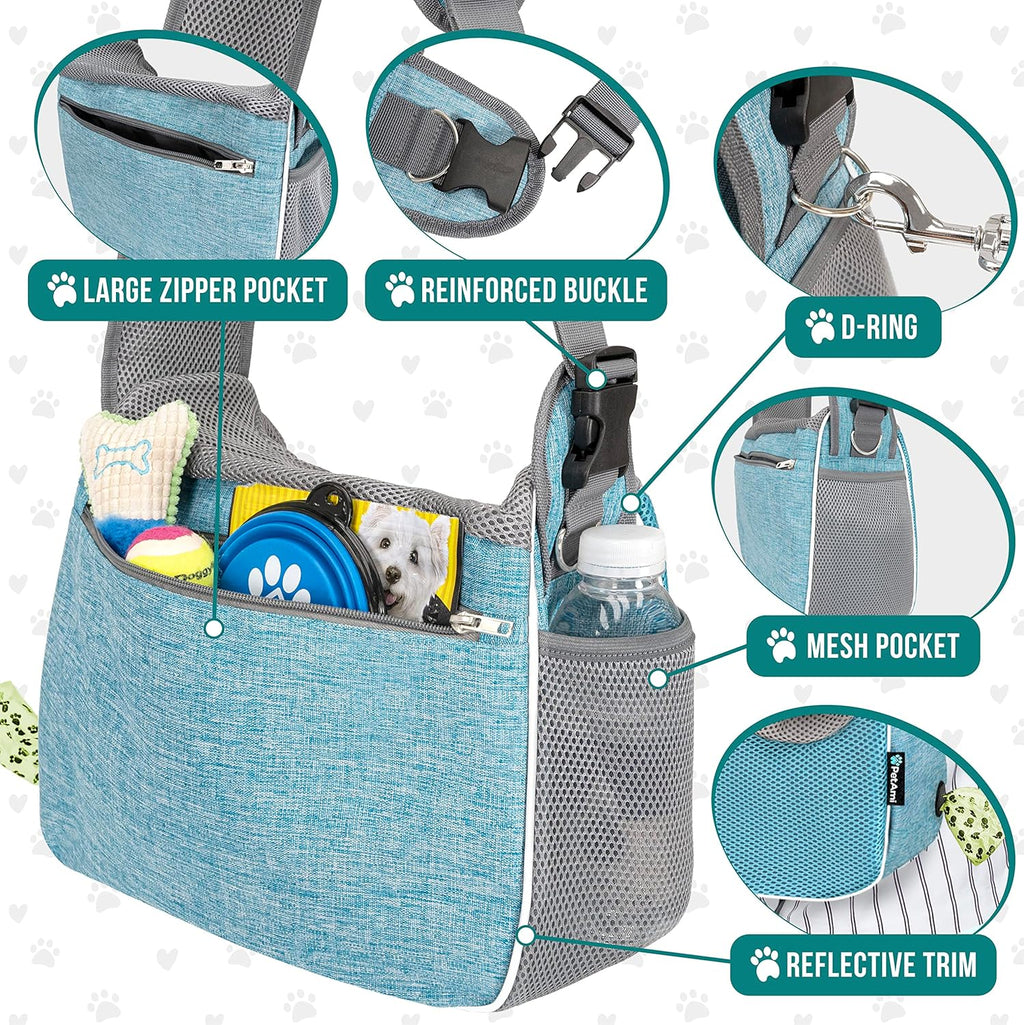 Hands-Free Sling Carrier for Small Dogs & Cats