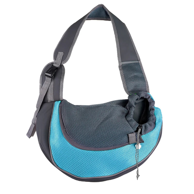Mesh Crossbody Carrier Backpack for Cats & Dogs