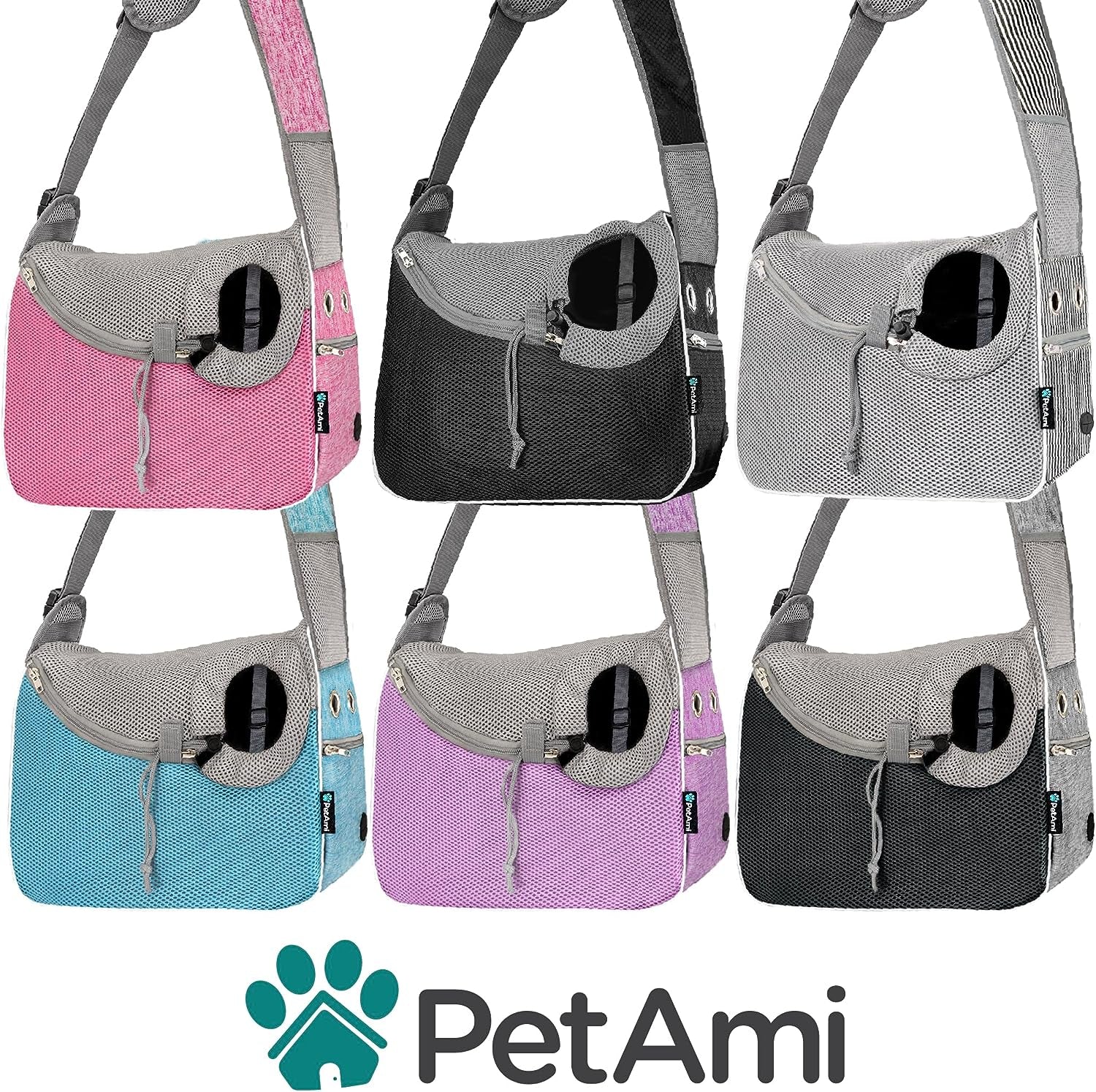 Hands-Free Sling Carrier for Small Dogs & Cats