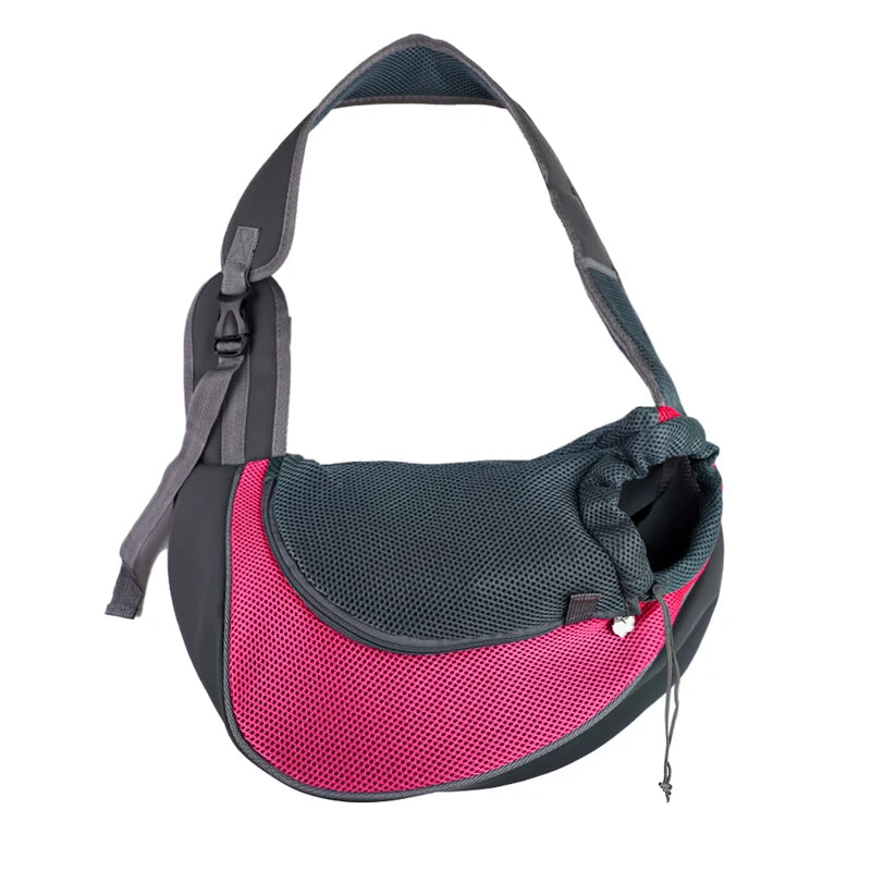 Mesh Crossbody Carrier Backpack for Cats & Dogs