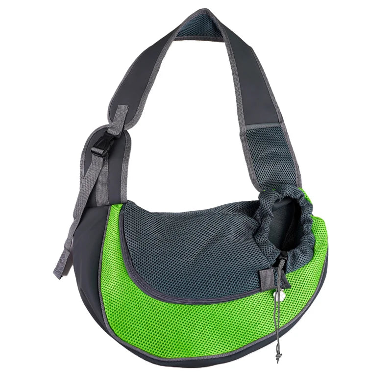 Mesh Crossbody Carrier Backpack for Cats & Dogs