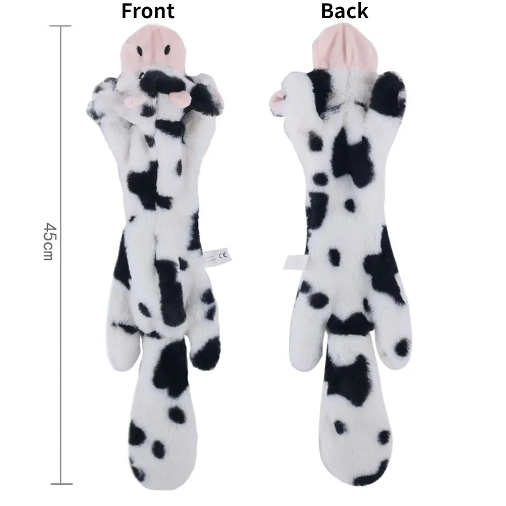 No-Stuffing Squeaky Plush Dog Toy