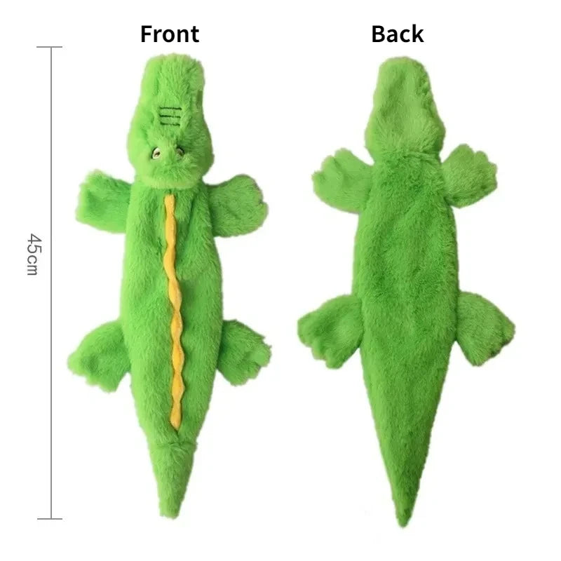 No-Stuffing Squeaky Plush Dog Toy