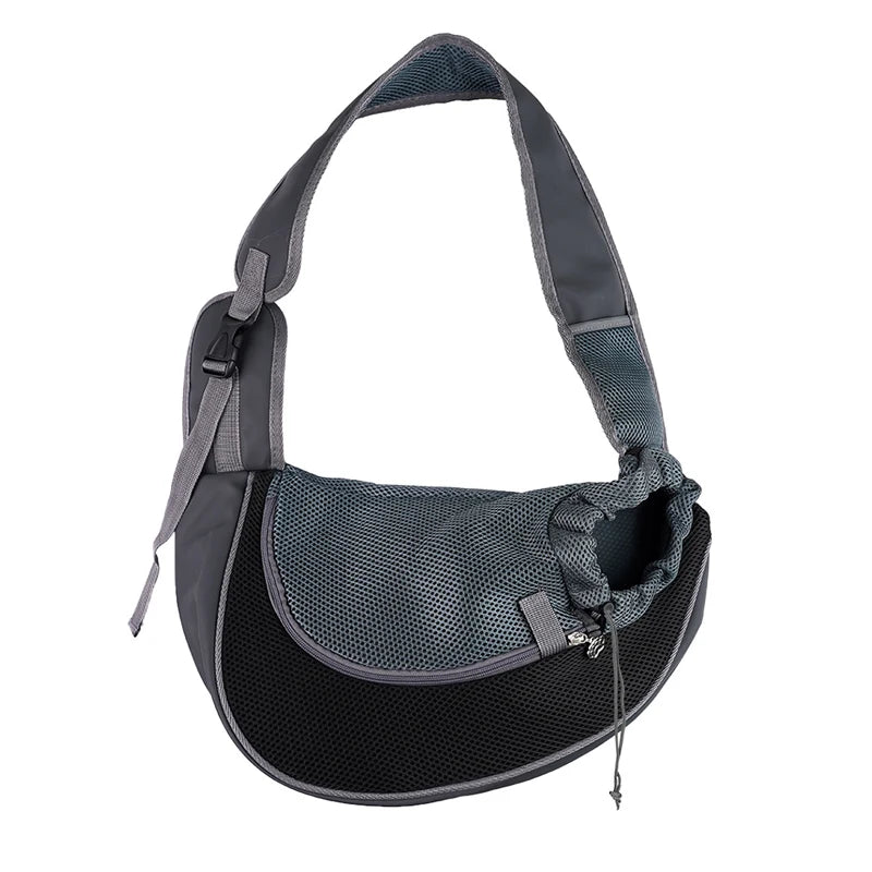 Mesh Crossbody Carrier Backpack for Cats & Dogs