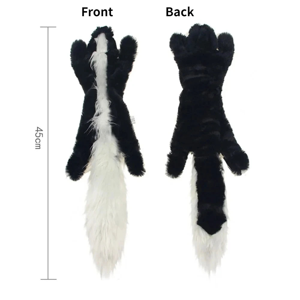 No-Stuffing Squeaky Plush Dog Toy