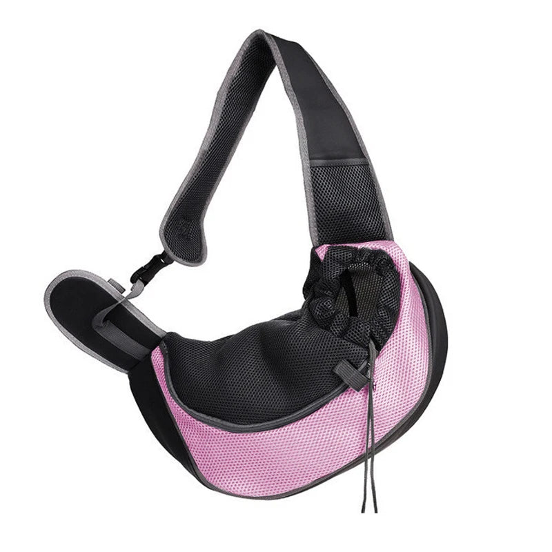 Mesh Crossbody Carrier Backpack for Cats & Dogs