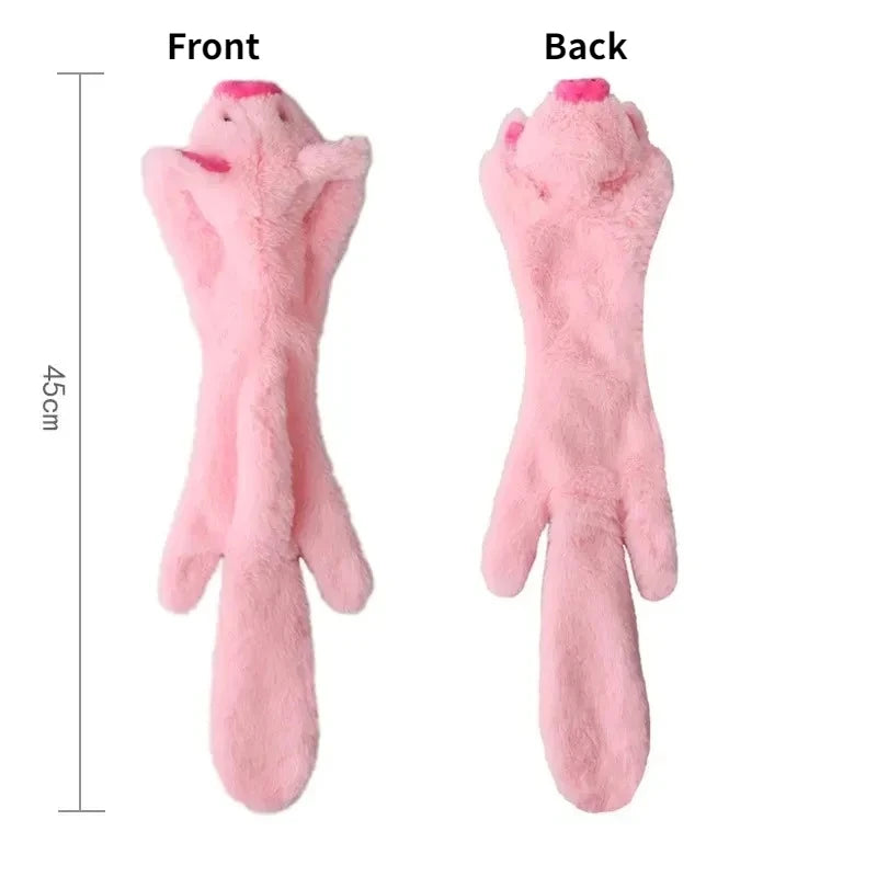 No-Stuffing Squeaky Plush Dog Toy