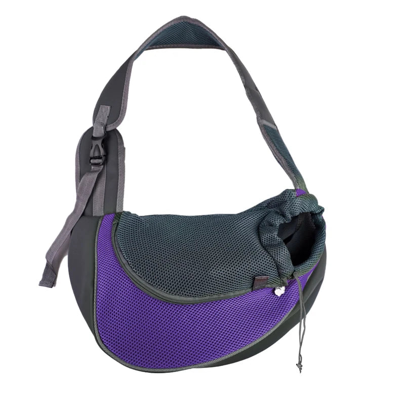 Mesh Crossbody Carrier Backpack for Cats & Dogs